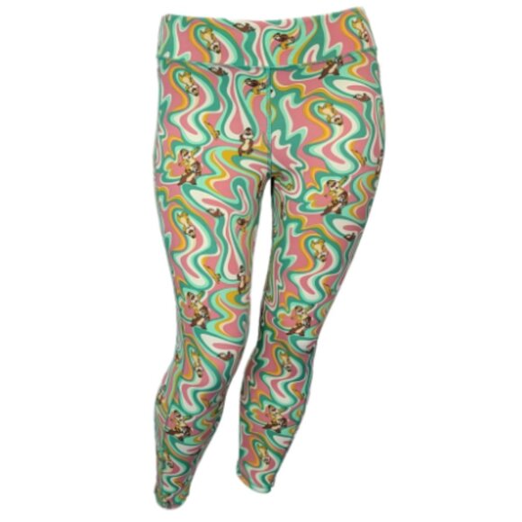 Brand New Genuine Disney Parks Merchandise Chip ‘n’ Dale Retro-Style Leggings - Picture 5 of 13
